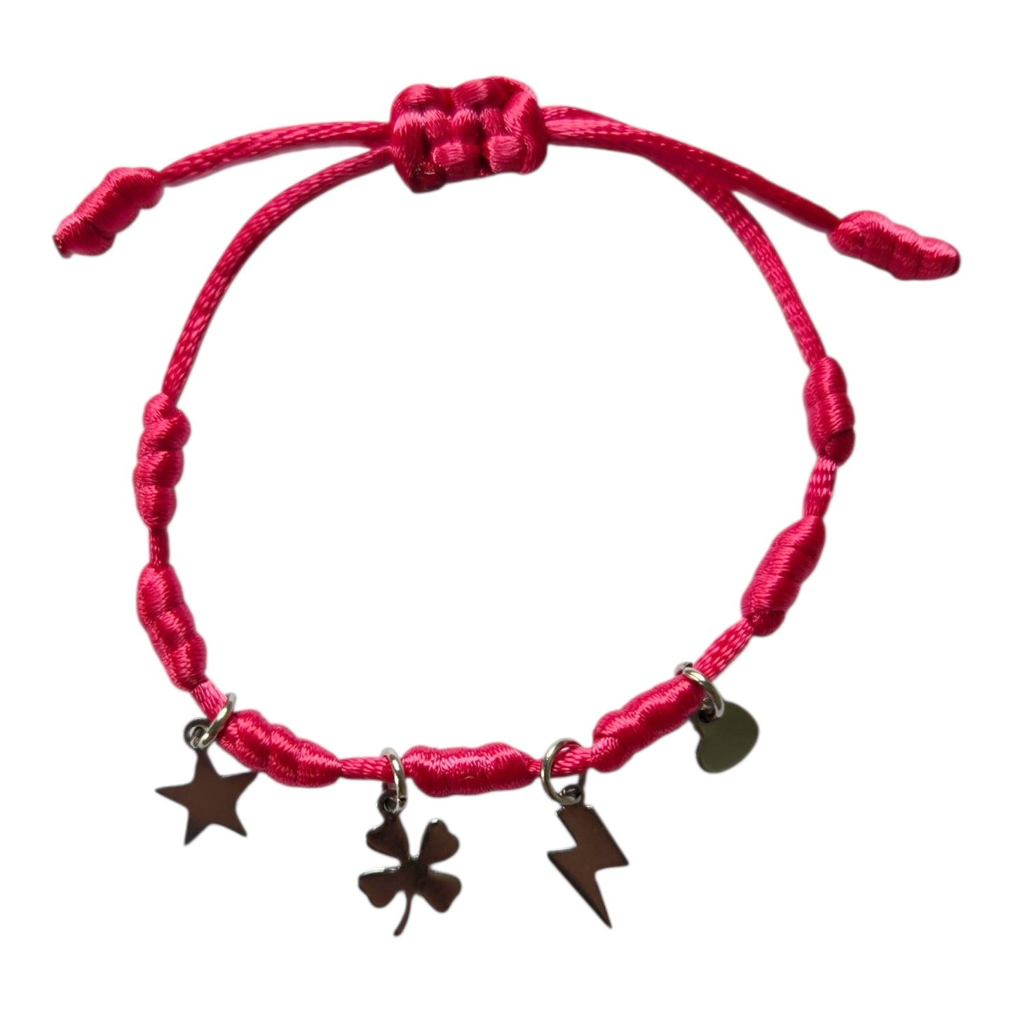 FUCSIA CHARM BRACELET