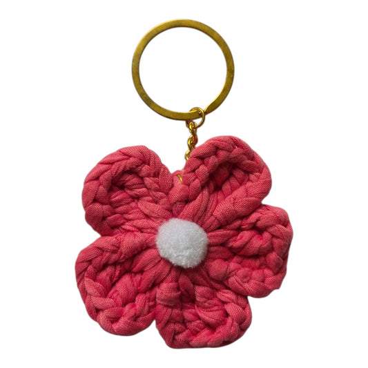 DAISY CROCHET KEYCHAINS