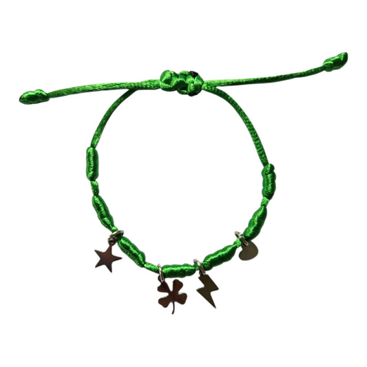 GREEN CHARM BRACELET